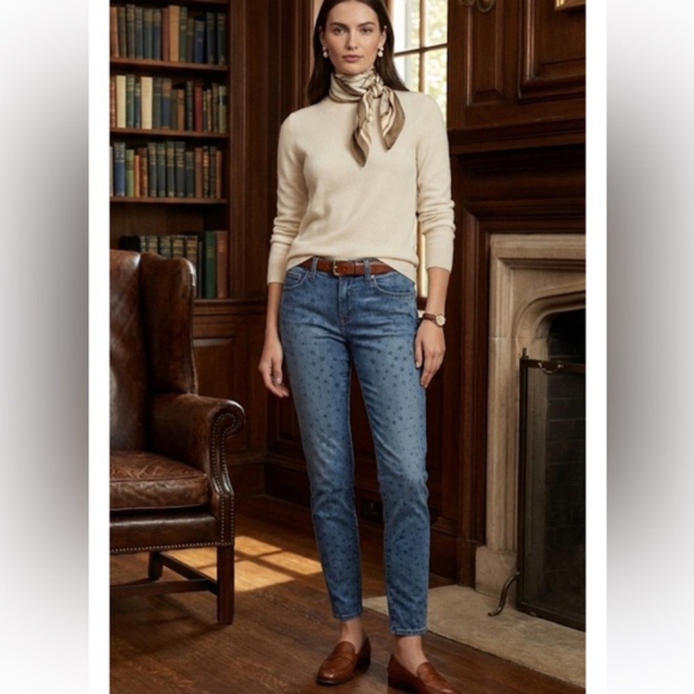 J Brand Vintage Star Aoki Slim Boyfriend Jeans